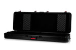 Gator Cases GTSA-KEY88D Keyboard Case for Extra Deep 88-note Keyboards with Wheels - Hollywood DJ