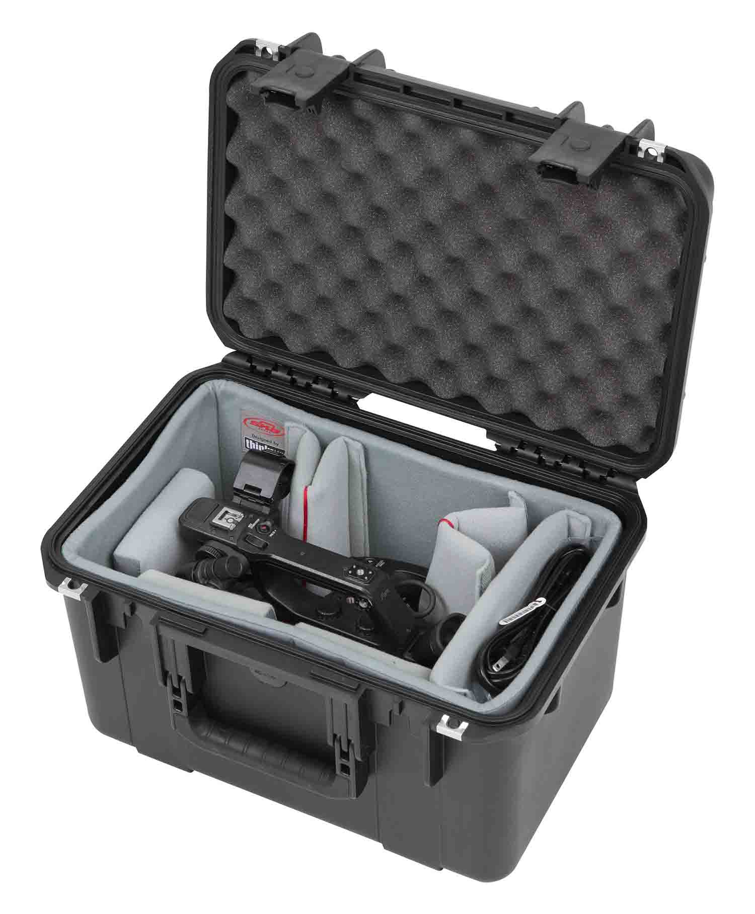 SKB Cases 3i-1610-10DT Waterproof Case with Video Dividers and Lid Foam - Black - Hollywood DJ