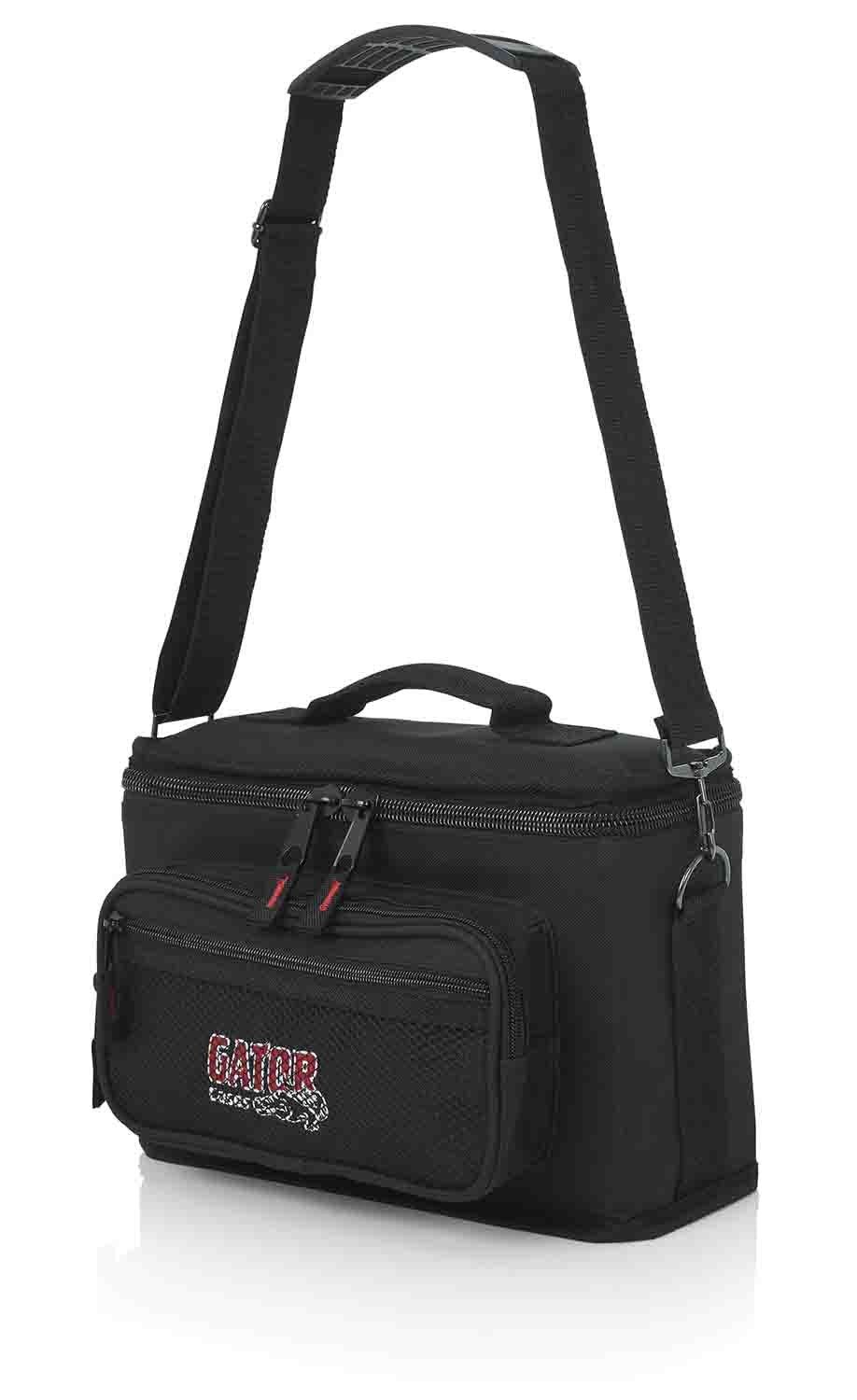Gator Cases GM-4 DJ Bag for 4 Microphones with Exterior Pockets for Cables - Hollywood DJ