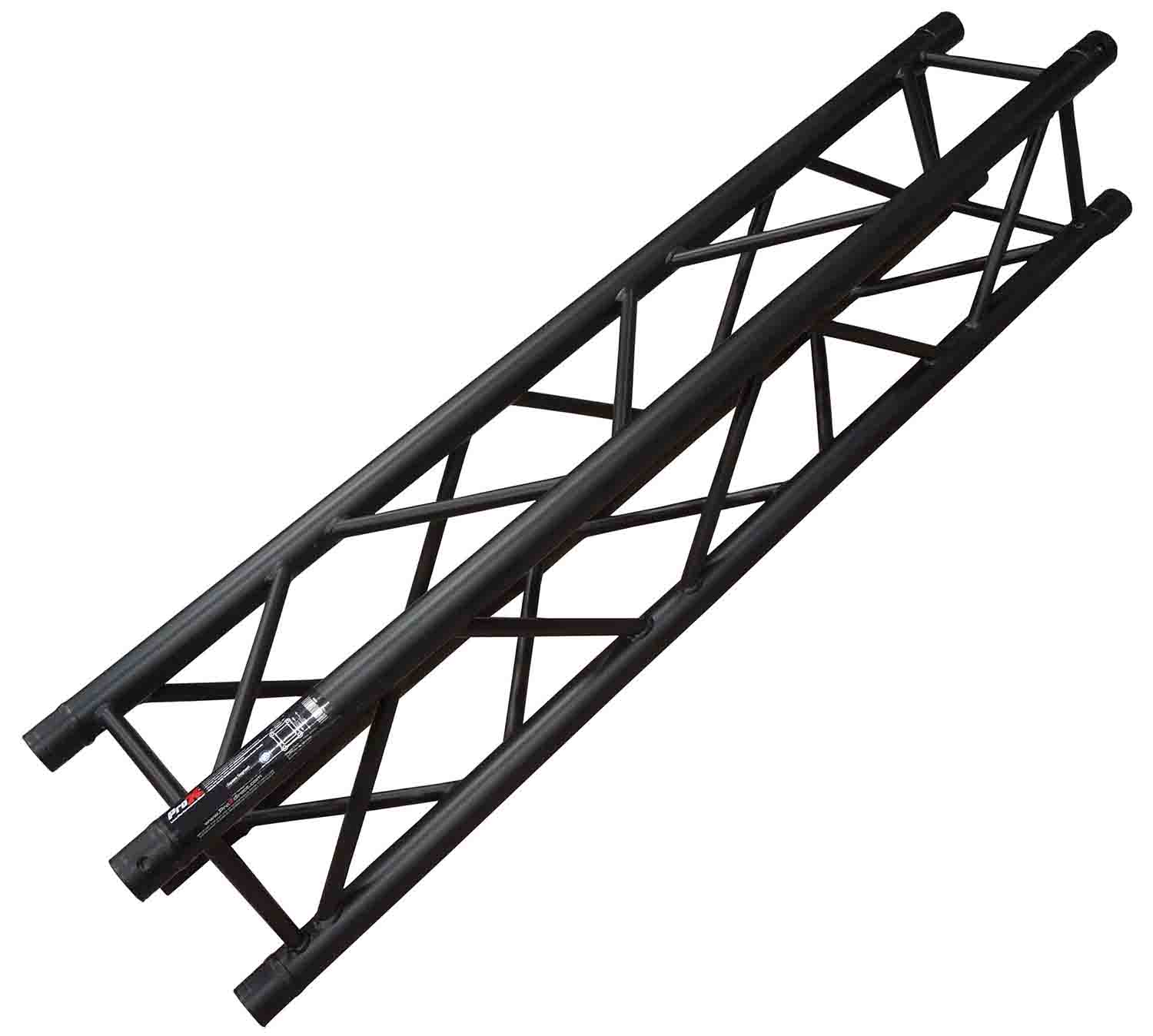 ProX XT-SQ492BLK F34 Truss Segment Black Powder Coated - 4.92 Feet - Hollywood DJ