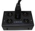 Prox XC-SBCAT6-4XM 4 Channel XLR-M CAT6 Audio and DMX Portable Snake Box - Hollywood DJ