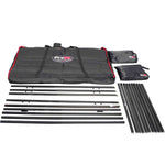 ProX XF-5X3048B Five Panel Frame DJ Facade with Stainless Quick Release 180 Degree Hinges - Hollywood DJ