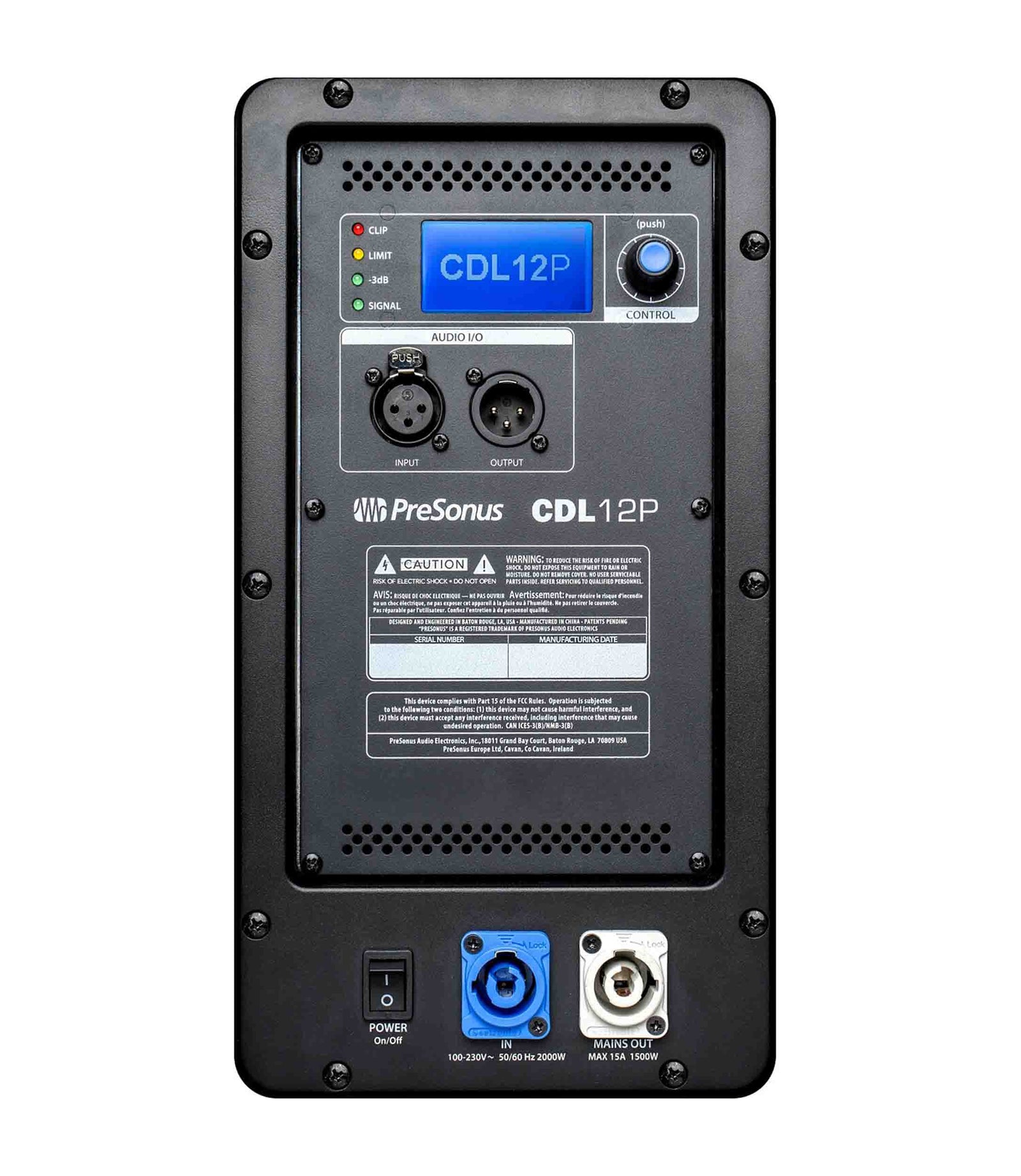 PreSonus CDL12 P, 12" 1000W Hybrid Point Source Line Array Constant Directivity Loudspeaker PreSonus