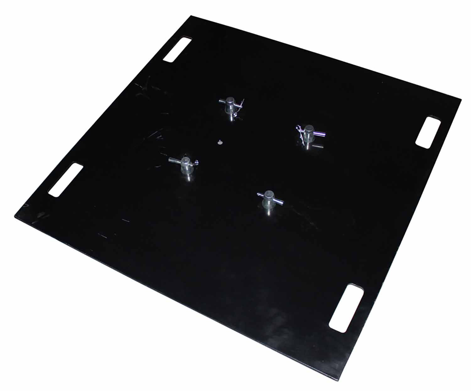 ProX XT-BP3636S Steel Base Plate for F34 Trussing with Conical Connectors - 36'' x 36'' - Hollywood DJ