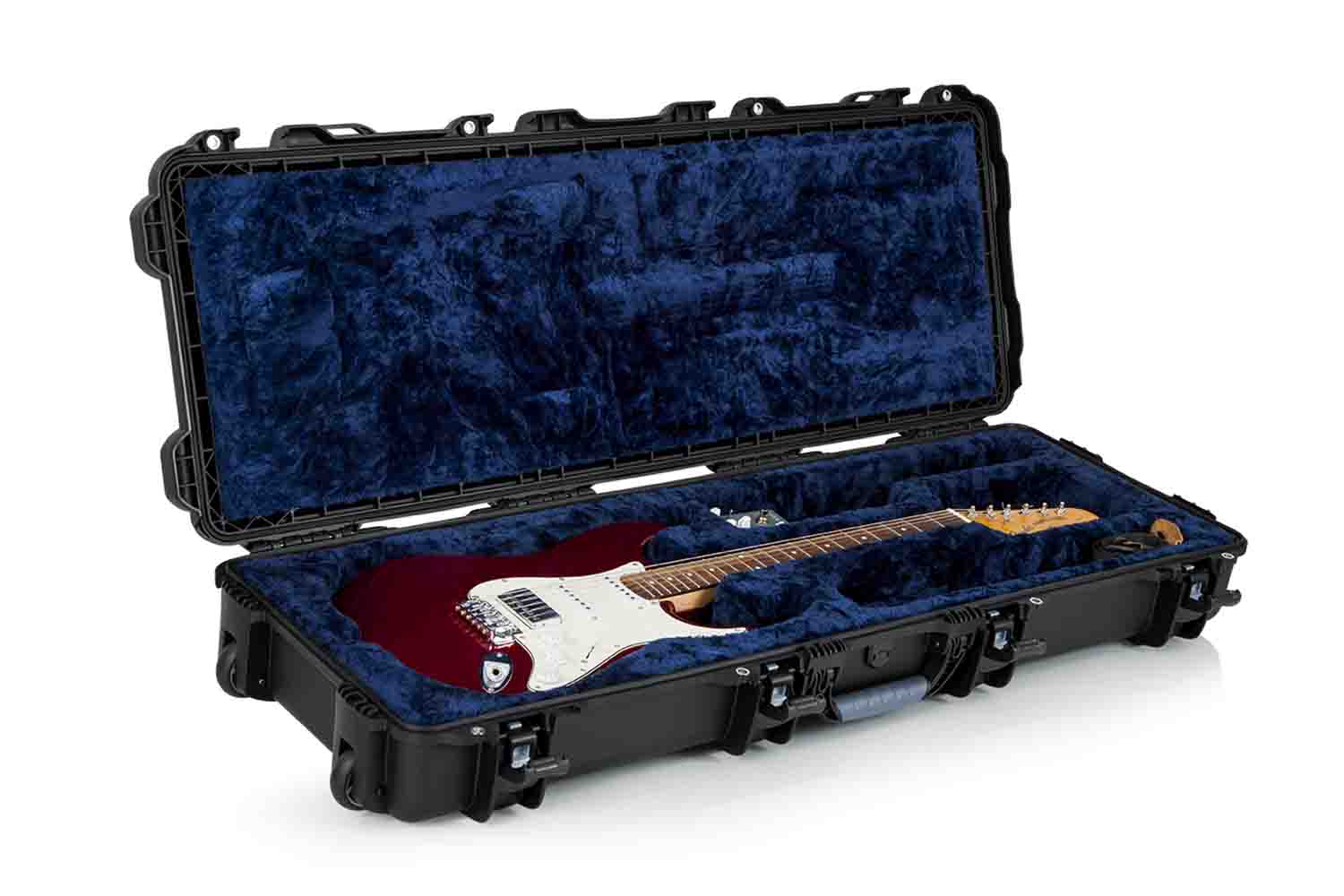 Gator Cases GWP-ELECTRIC Titan Series Water Proof Guitar Case with Power Claw Latches for Standard Strat and Tele style Electric Guitars - Hollywood DJ