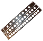 ProX T-1U16XLR 1U Rack Panel Punched for 16 XLR, speakON or powerCON Connectors - Hollywood DJ