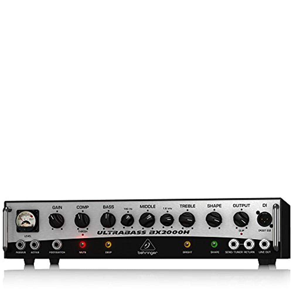 Behringer BX2000H, 2000 Watt Class-D Bass Amplifier - Hollywood DJ