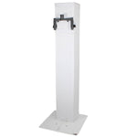 ProX XT-FLEXTOTEM TV Adjustable Totem Stand with TV Mount, Foldable Base Plate and Speaker Stud - 3ft to 6ft Height - Hollywood DJ
