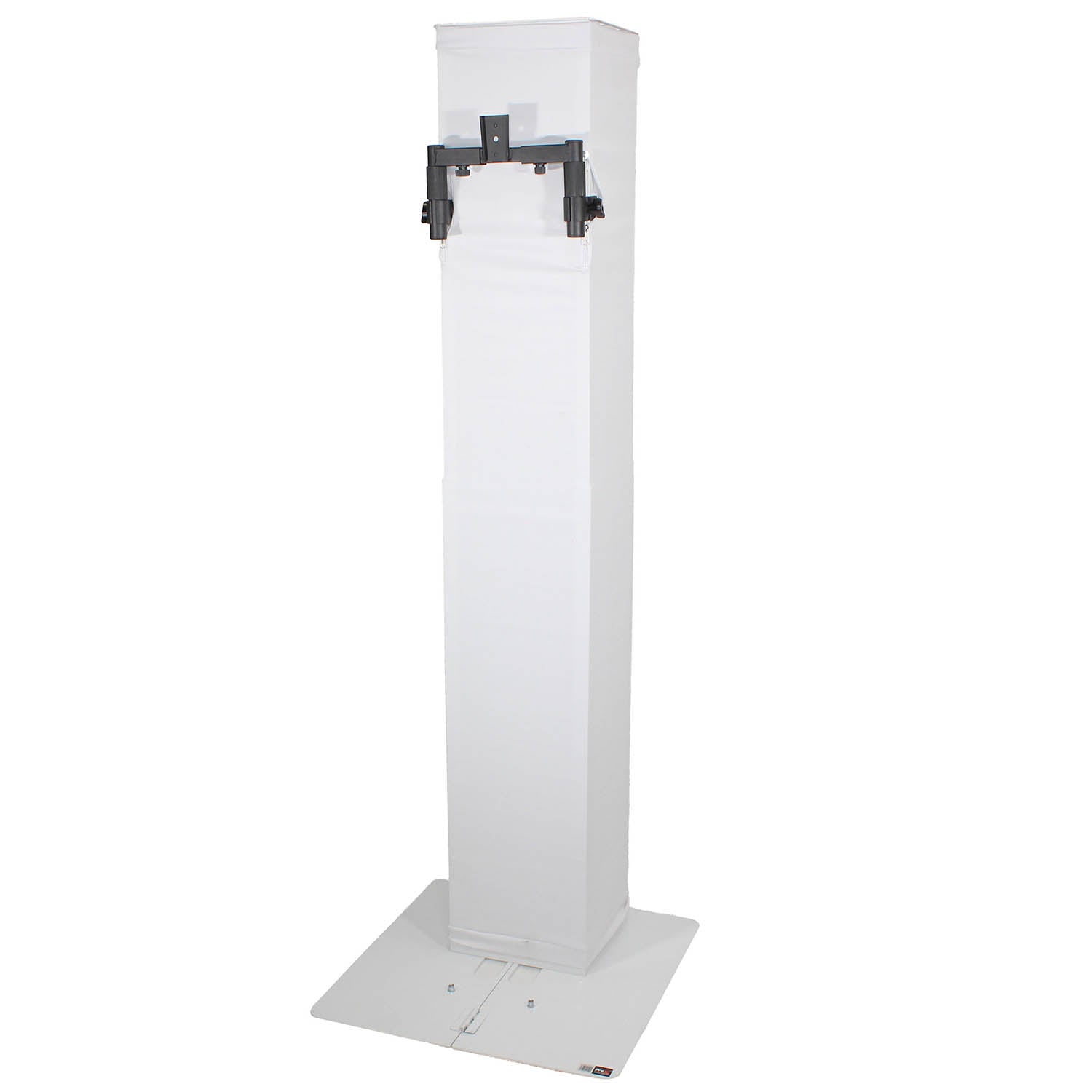 ProX XT-FLEXTOTEM TV Adjustable Totem Stand with TV Mount, Foldable Base Plate and Speaker Stud - 3ft to 6ft Height - Hollywood DJ