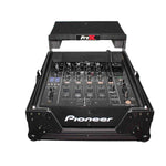 ProX XS-M12LTBL DJ Flight Case For Large Format 12" Universal DJ Mixer With Laptop Shelf - Hollywood DJ