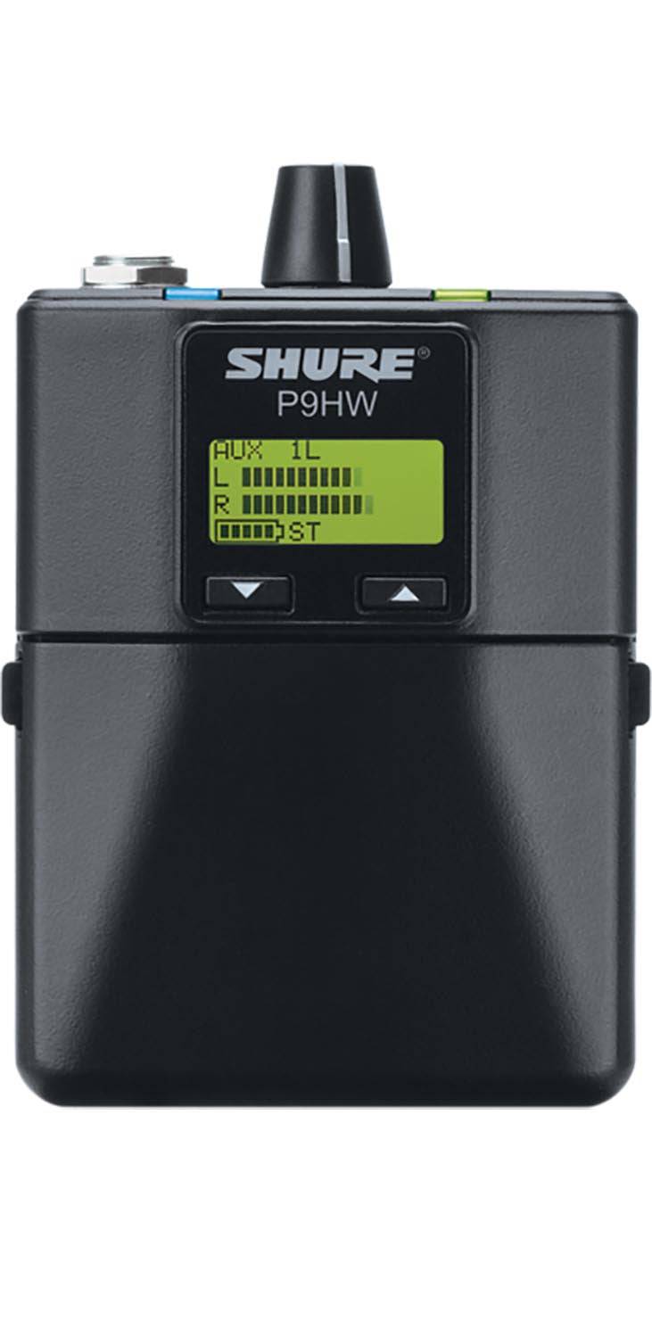 Shure P9HW, PSM 900 Wired Bodypack Personal Monitor - Hollywood DJ