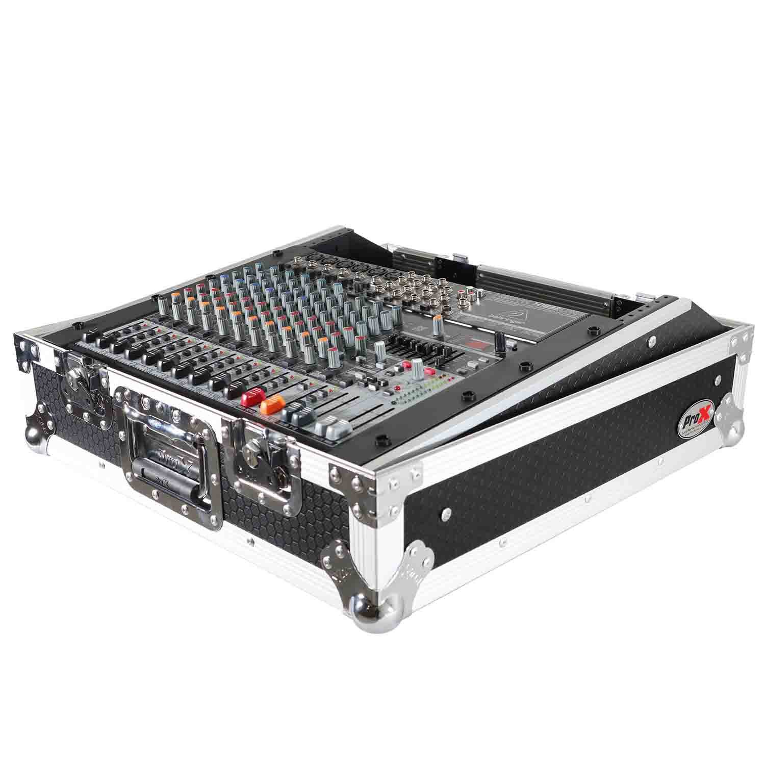 ProX T-MC DJ Flight Case For Universal 10U 19" Topload Rack Mountable Live Sound Mixer - Hollywood DJ