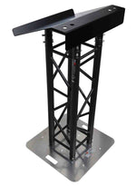 ProX XT-LECTERN24 BL, 24" Truss Lectern for D-Series Connectors with 4x Punched - Hollywood DJ