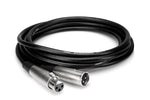 Hosa MCL-125 Microphone Cable XLR3F to XLR3M (25 Feet) - 4 Pack Hosa
