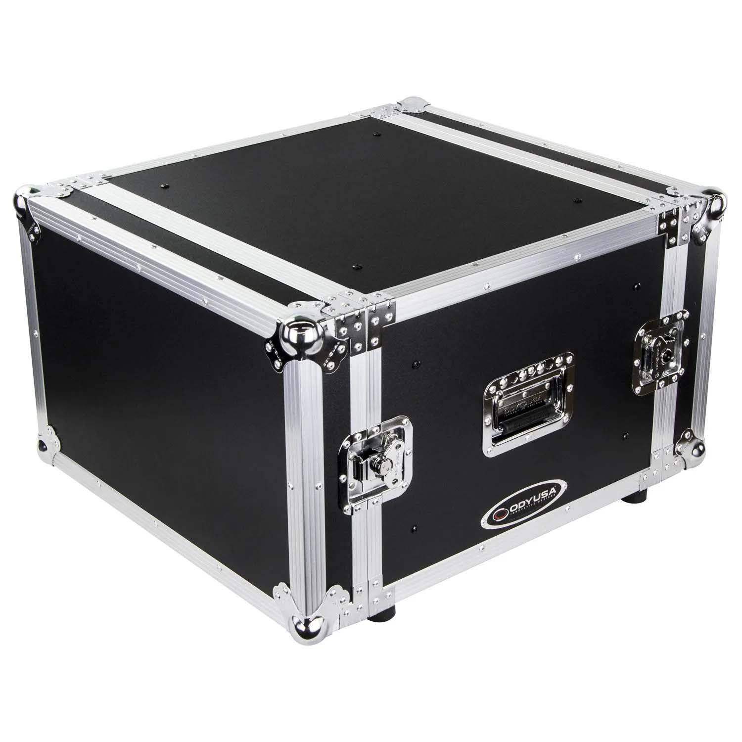 Odyssey FZS06, 6U Shock Mount Rack Flight Case - Hollywood DJ