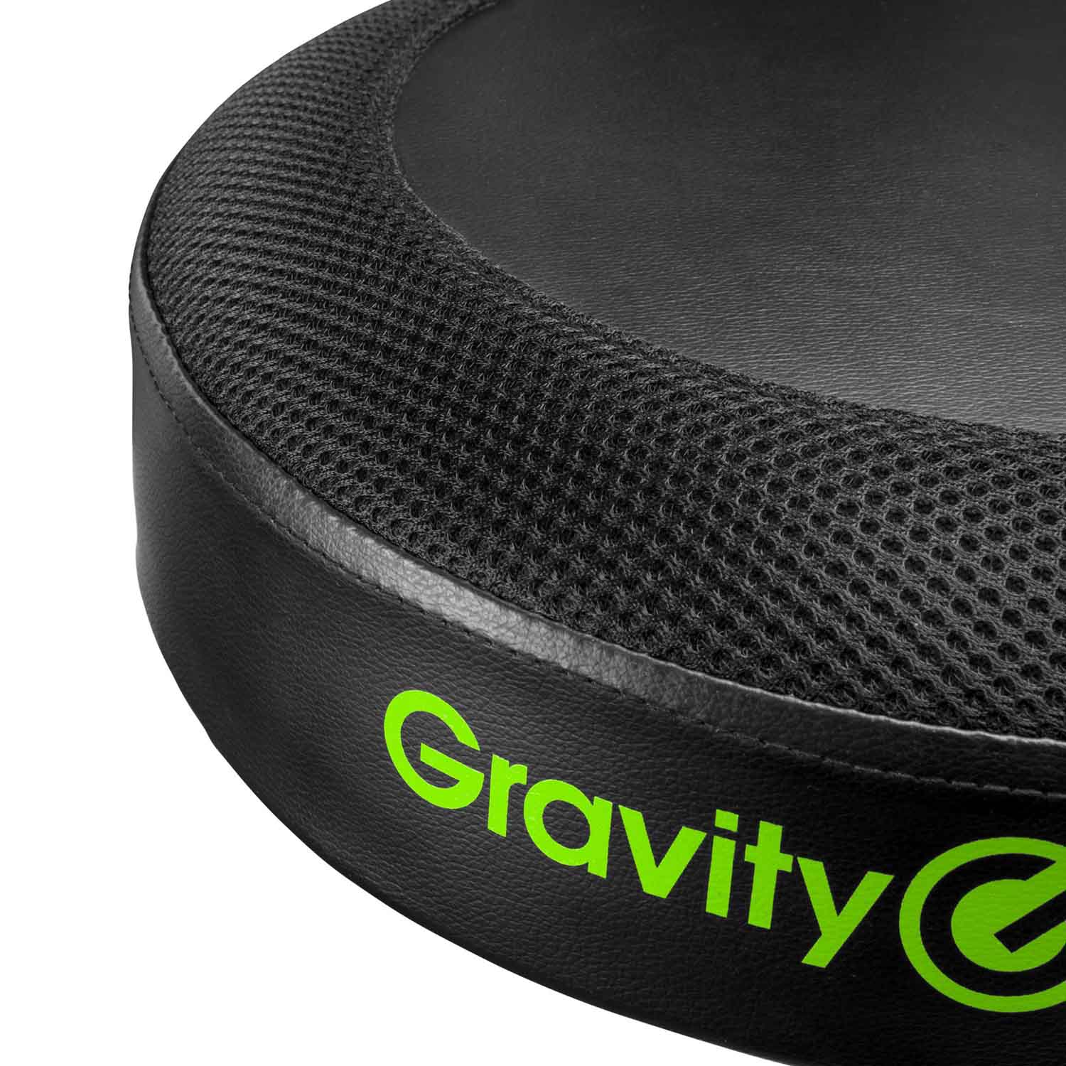Gravity GFDSEAT1 Round Musicians Stool Foldable, Adjustable Height - Hollywood DJ