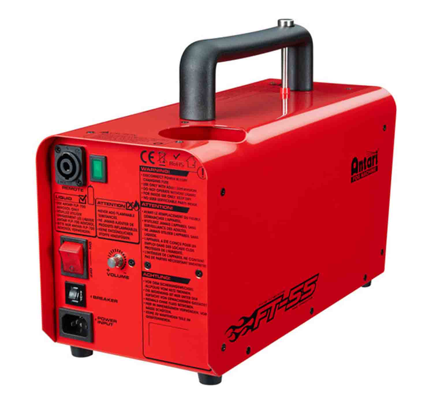 Antari FT-55 Compact Mechanical Fog Machine with Wired Remote - Hollywood DJ