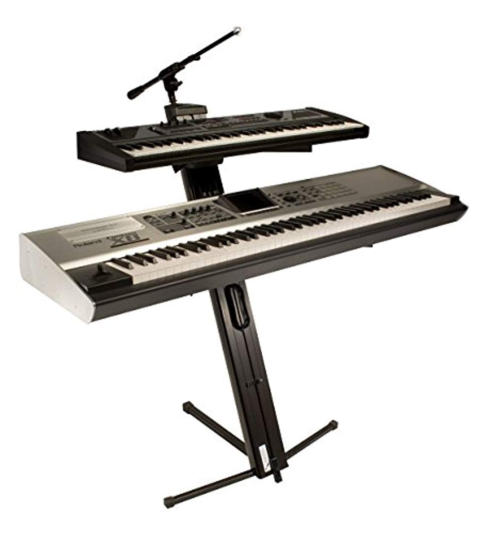 Ultimate Support AX-48 PRO PLUS APEX AX-48 Pro Column Keyboard Stand w/ Ulti-Boom - Hollywood DJ