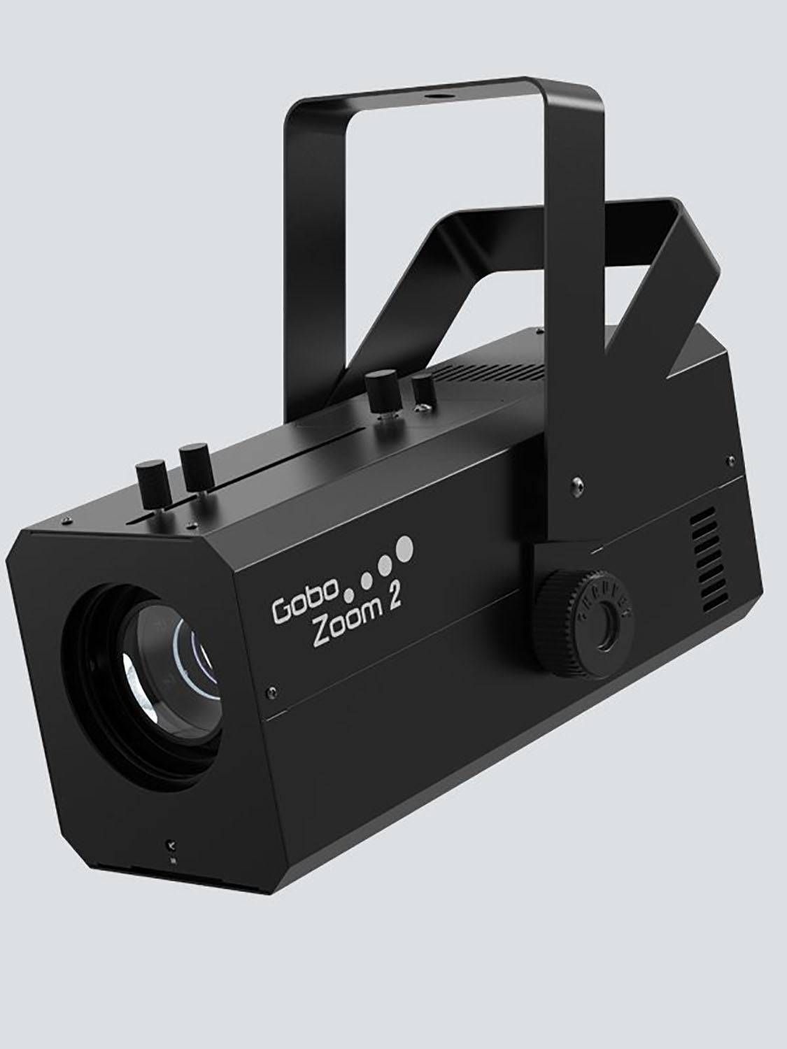 Chauvet DJ Gobo Zoom 2 High-Powered Custom Gobo Projector with A Punchy 70 W LED - Hollywood DJ
