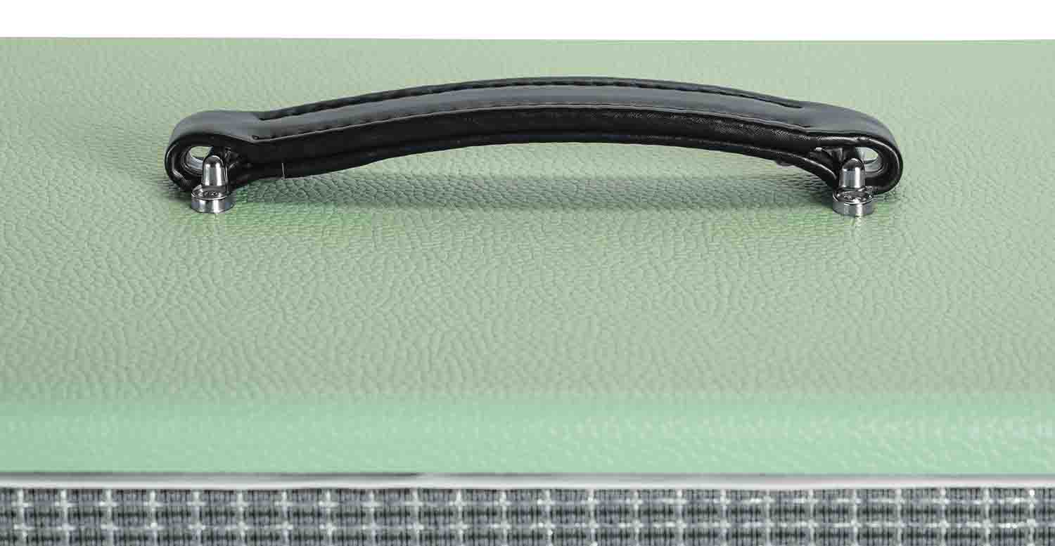 Gator Cases GR-RETRORACK-2SG Vintage Amp Vibe Rack Case - 2U Seafoam Green - Hollywood DJ