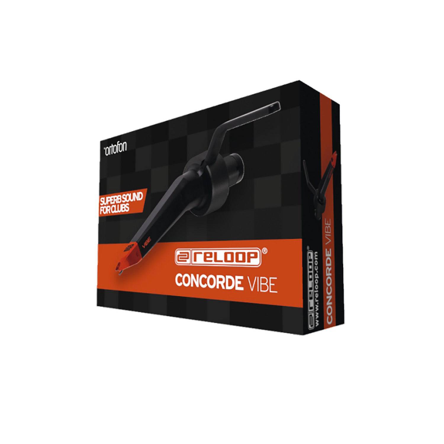 Reloop AMS-CONCORDE-VIBE Concorde VIBE Turntable Catridge With Stylus - Hollywood DJ
