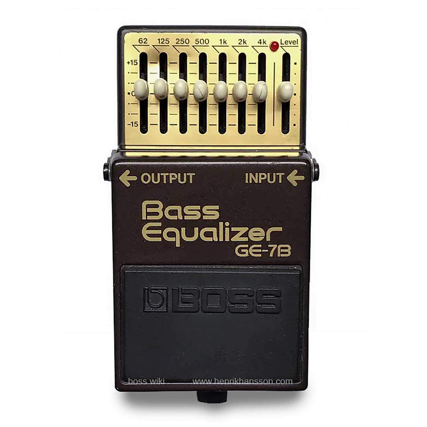 Boss Ge 7b Bass Equalizer For Bass Guitar 