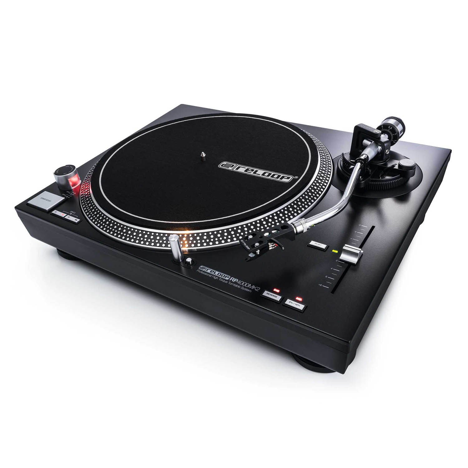 Reloop RP-4000 MK2 Dual DJ Turntable Package with Cases - Hollywood DJ