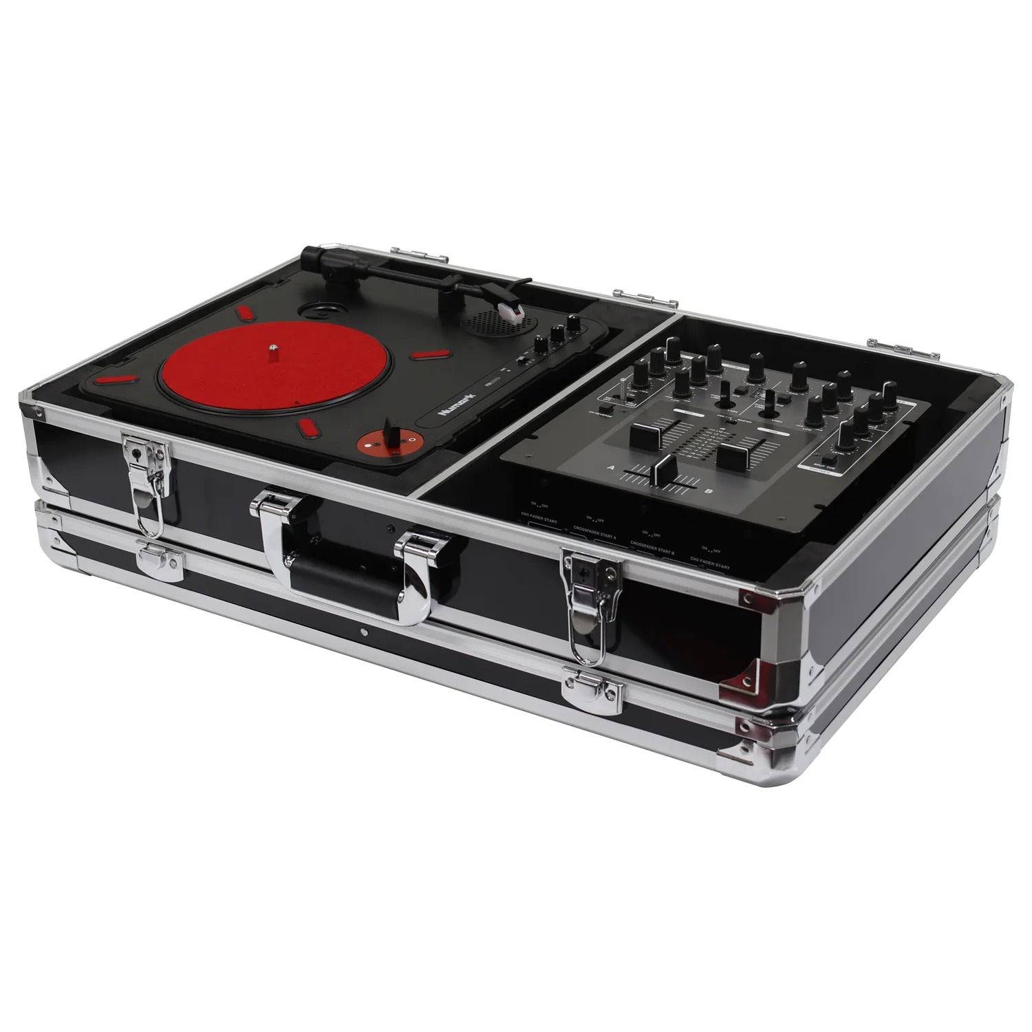 Odyssey KPT01SCBLK, KROM Series Black Numark PT01 Portablist Case With Side Compartment - Hollywood DJ