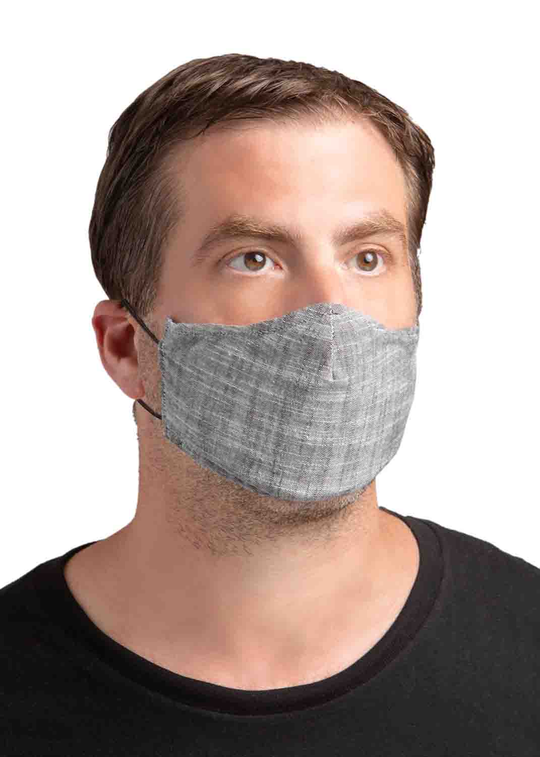 Gator Cases MSK-CHA Reusable Face Mask with Pocket for Replaceable Filter - Charcoal - Hollywood DJ