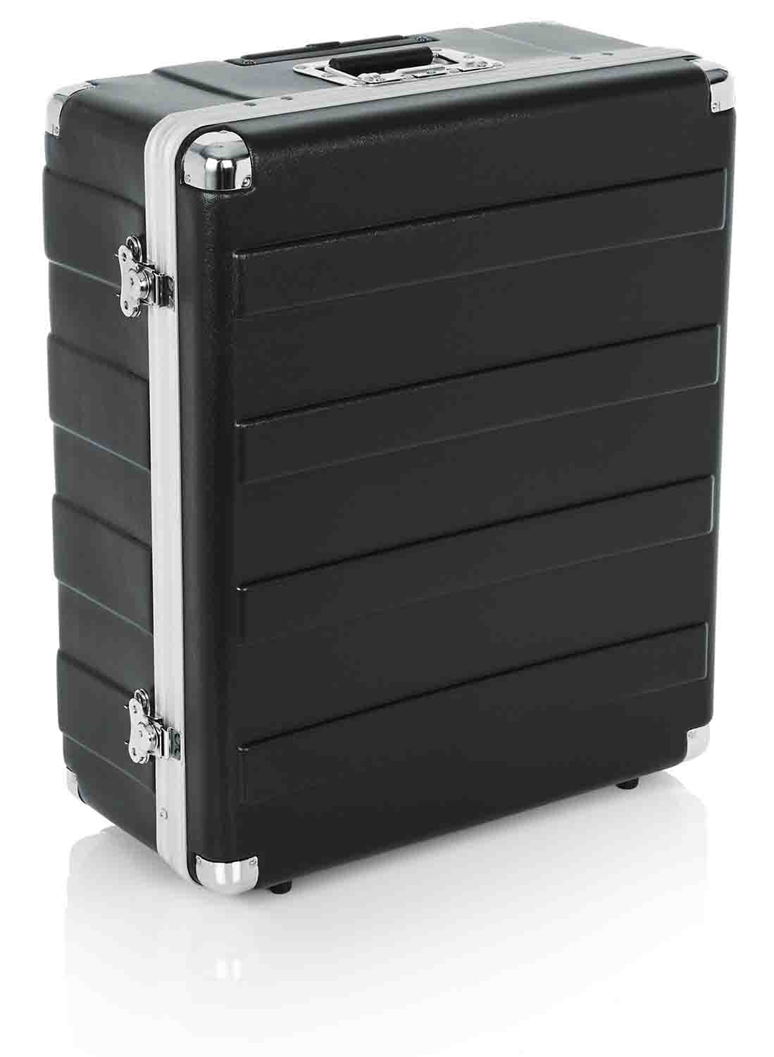 Gator Cases G-MIX-12 PU ATA Molded Pop-Up DJ Mixer Case with Wheels - Hollywood DJ
