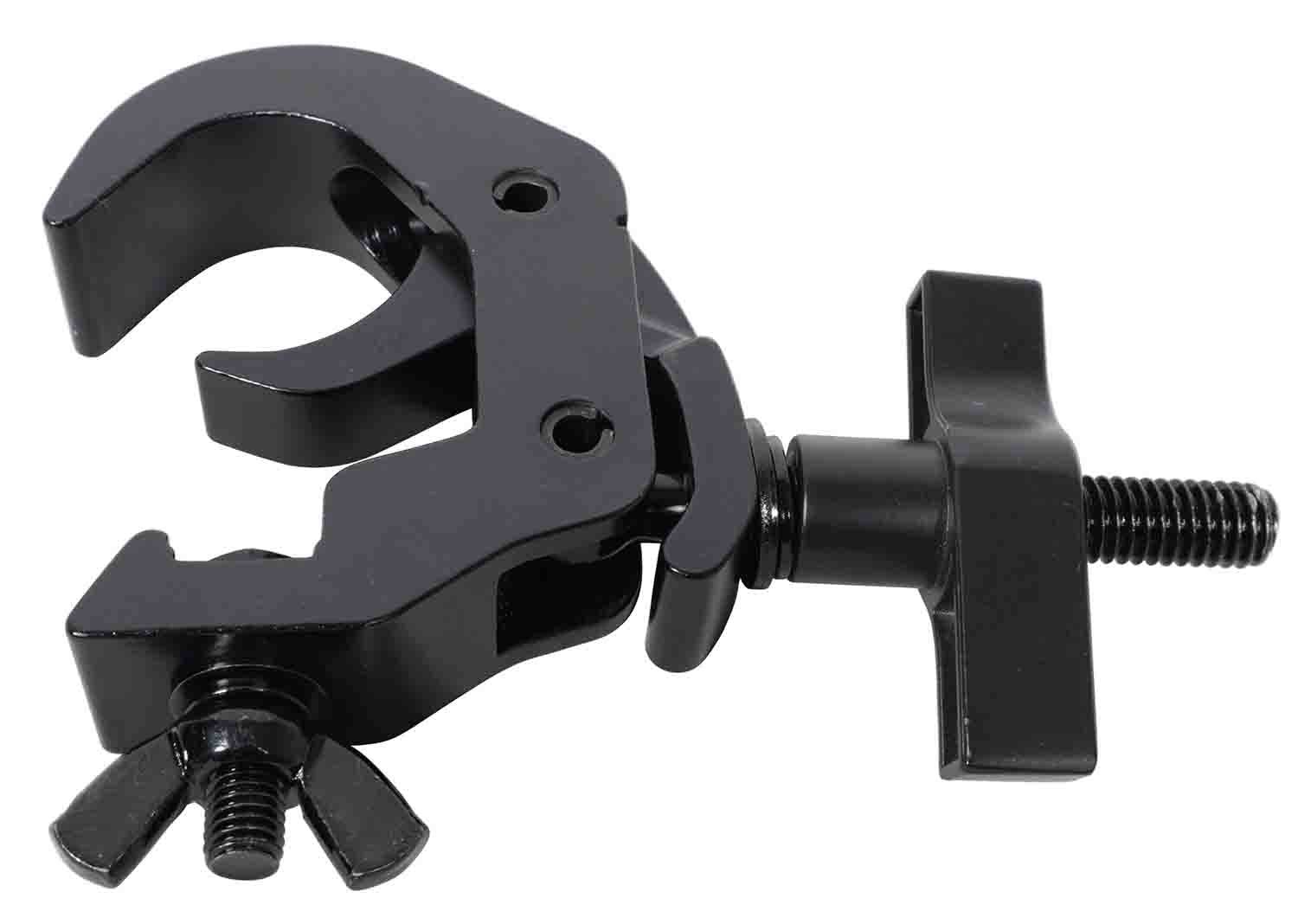 ProX T-C12H-BLK 2" Easy Self Lock Clamp with Big Knob - Black Finish - Hollywood DJ