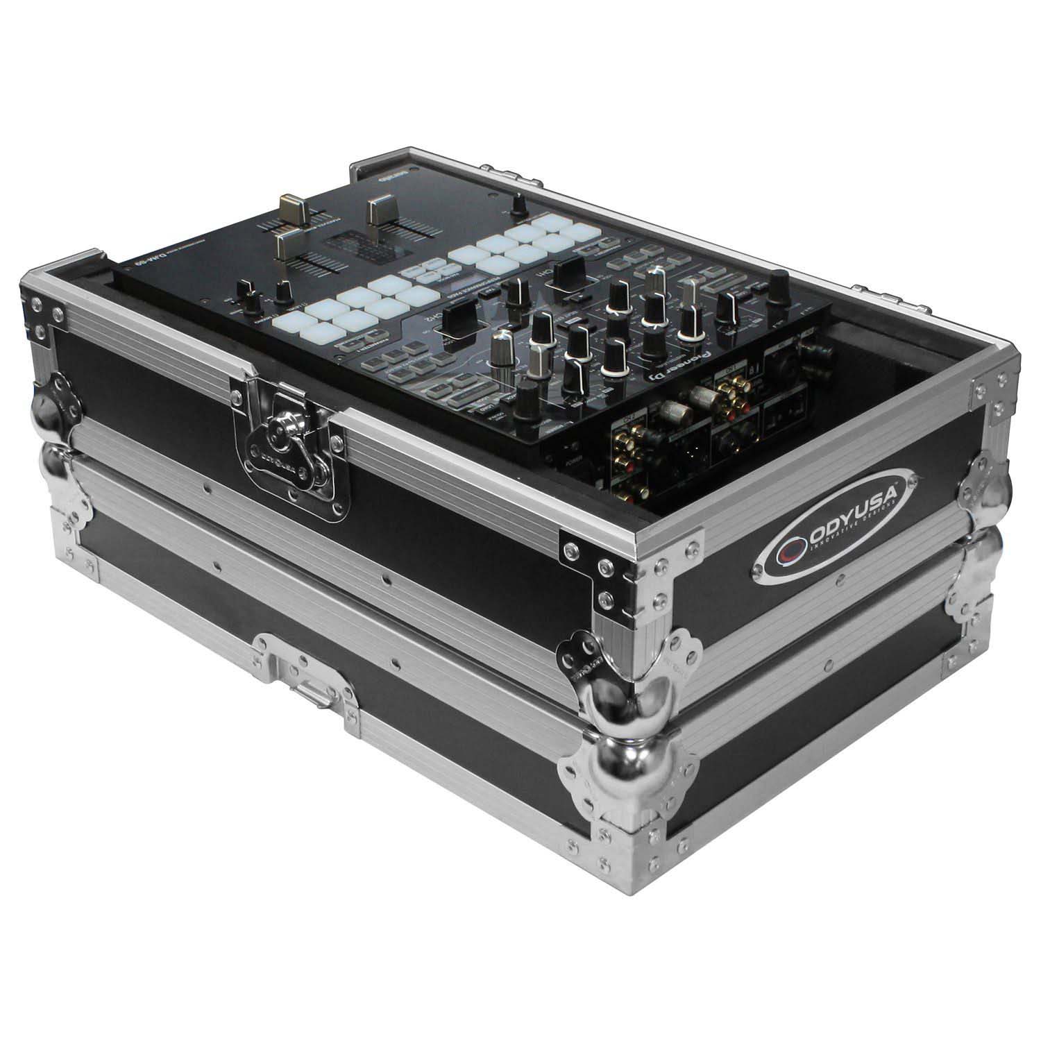 Odyssey FZ10MIXXD Universal 10″ Format DJ Mixer Flight Case with Extra Deep Rear Compartment - Hollywood DJ