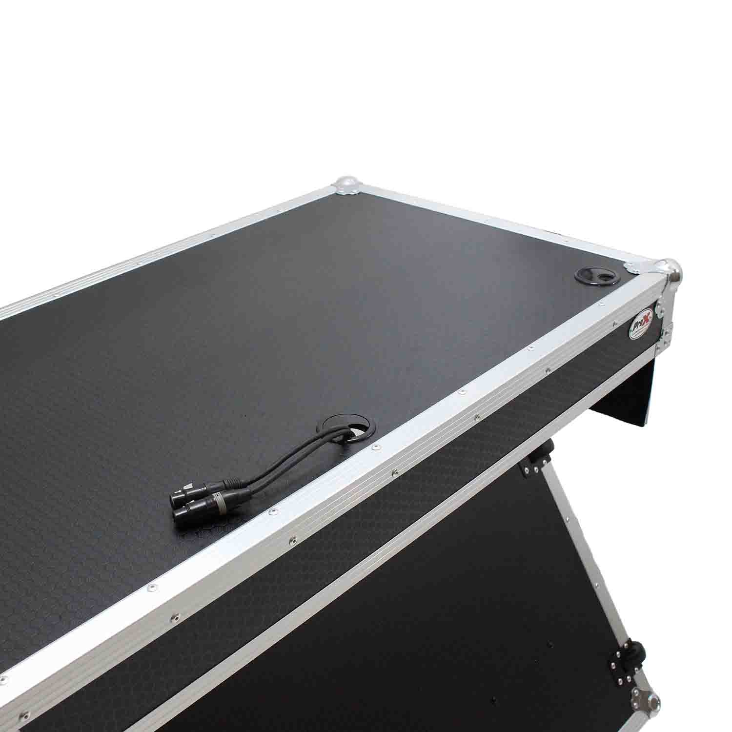 B-Stock: ProX XS-ZTABLE-MK2 DJ Flight Case Table and DJ Workstation With Handles and Wheels by ProX Cases