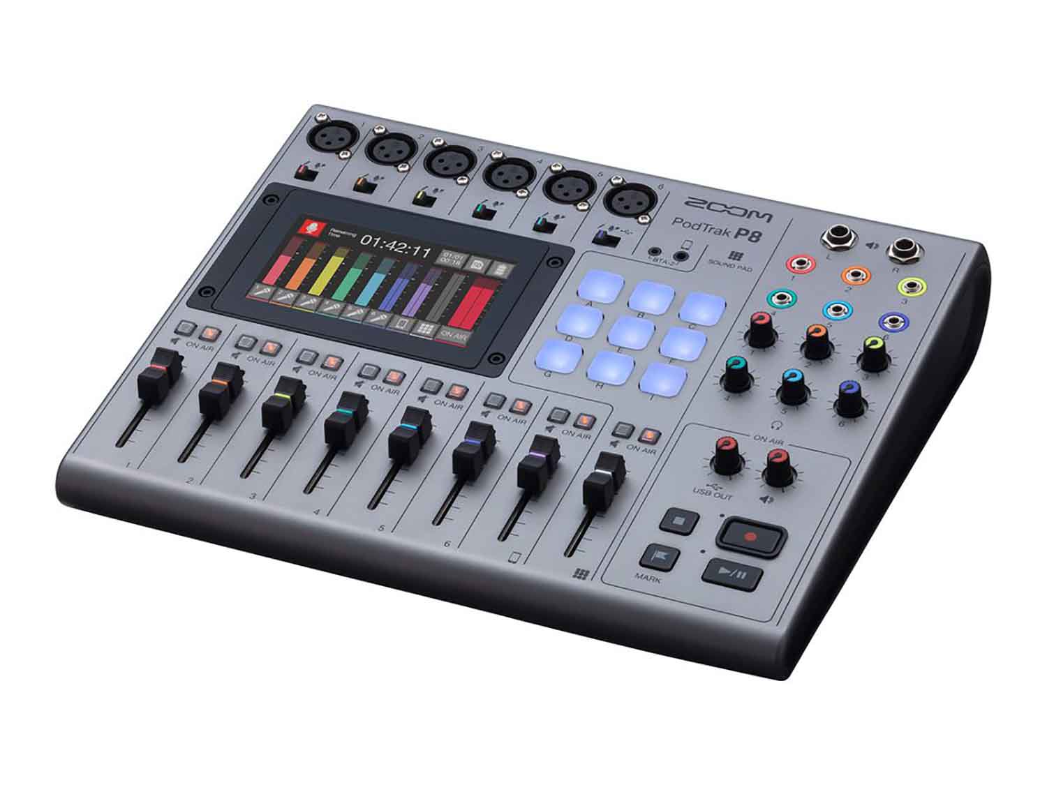 B-Stock: Zoom PodTrak P8 Portable Multitrack Podcast Recorder - Hollywood DJ