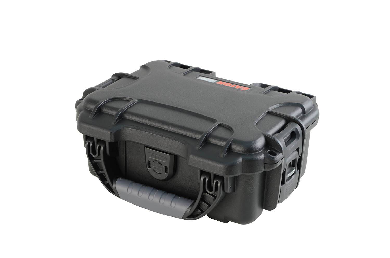 Gator Cases GU-0705-03-WPDF Waterproof Injection Molded Case with Diced Foam - 7.4 x 4.9 x 3.1 - Hollywood DJ