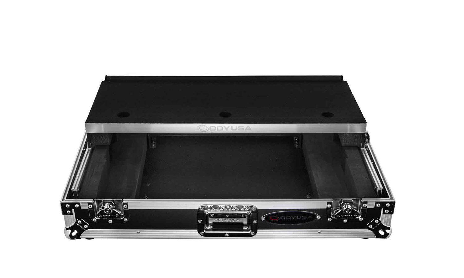 Odyssey FZGSRANEONEW1 DJ Flight Case for Rane One with 1U Rack Space and Glide Platform - Hollywood DJ