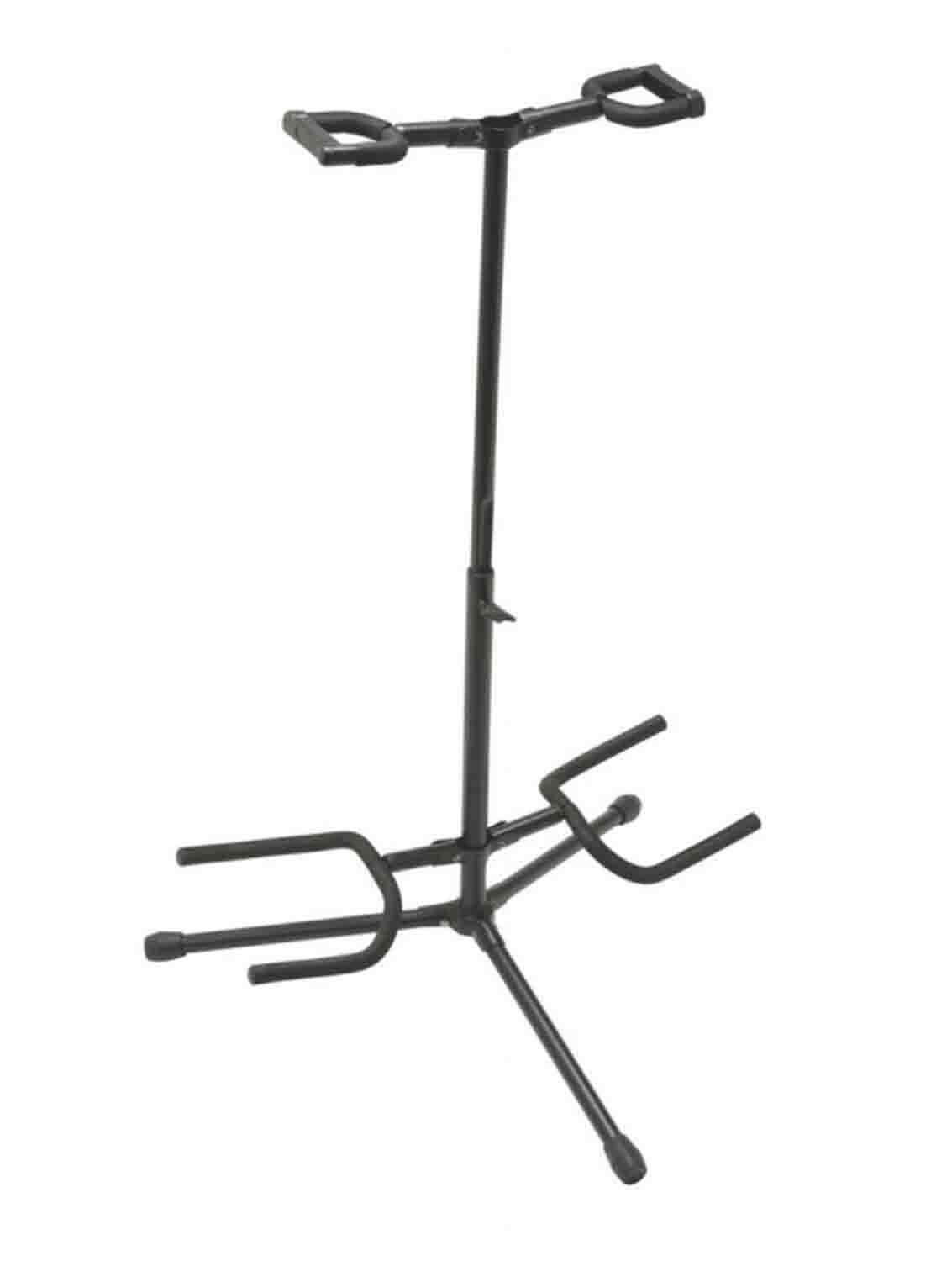 On Stage GS7221BD Deluxe Folding Double Guitar Stand - Hollywood DJ