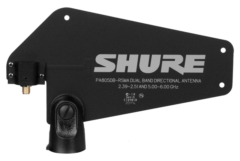 Shure PA805DB-RSMA Passive Dual Band Directional Antenna - Hollywood DJ