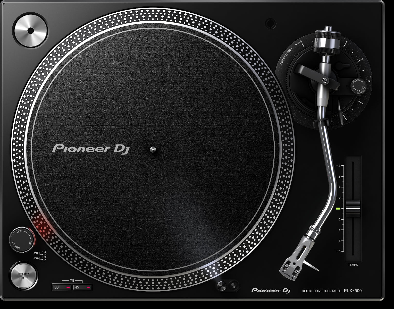 Open Box: Pioneer DJ PLX-500K High Torque Direct Drive Turntable (Black) | Open Box - Hollywood DJ