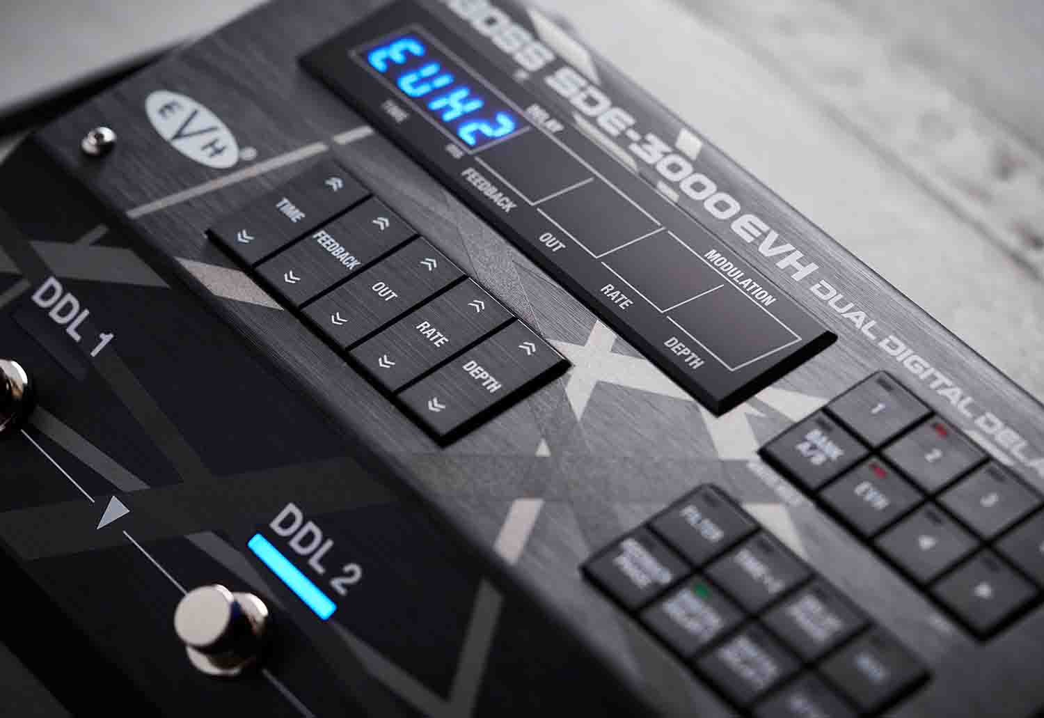 Open Box: Boss SDE-3000EVH Dual Digital Delay Pedal - Hollywood DJ