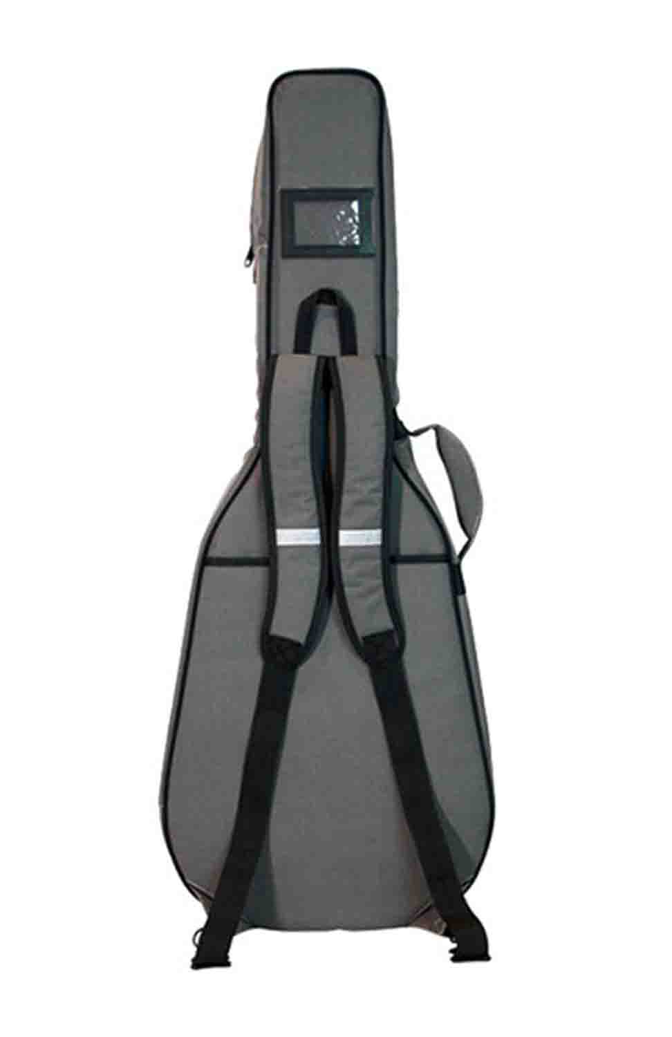 Onstage GHE7550CG Hybrid Electric Guitar Gig Bag - Charcoal Gray - Hollywood DJ