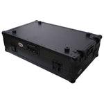 ProX XS-DDJREV7WLTBL DJ Flight Case for Pioneer DDJ-REV7 Digital Controller with Sliding Laptop Shelf and Wheels - Black Finish - Hollywood DJ