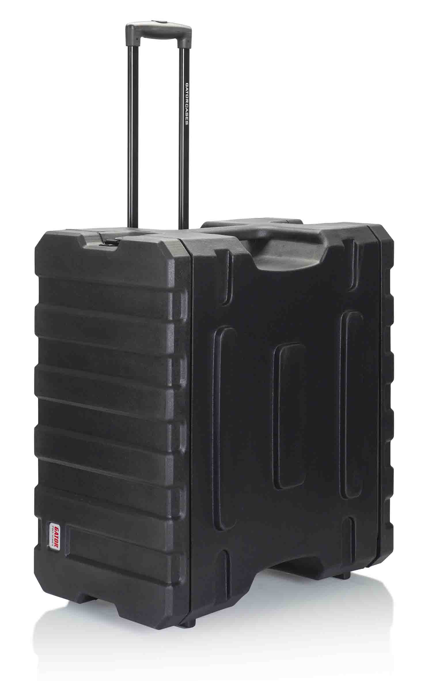 Gator Cases G-PROR-6U-19, 6U Deep Molded Audio Rack Case with Wheels - 19 Inch - Hollywood DJ