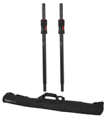 Gator Frameworks GFW-ID-SPKR-SPSET, ID Speaker Sub Pole with Carry Bag - 2 Pair - Hollywood DJ