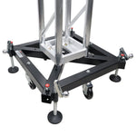 ProX XT-GSBOUTSX4PKG, Ground Support and Leg Stabilizer Package Includes Rolling Base 4x Outrigger Leg Braces ProX Cases