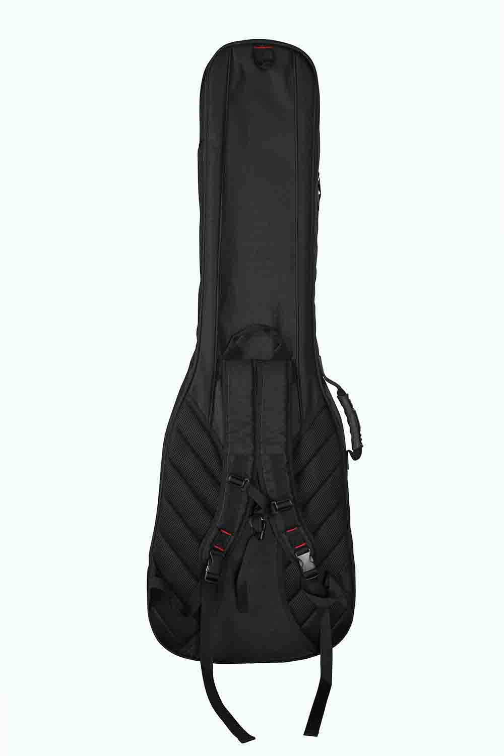 Gator Cases GB-4G-BASSX2 4G Style Gig Bag for 2 Bass Guitars with Adjustable Backpack Straps - Hollywood DJ