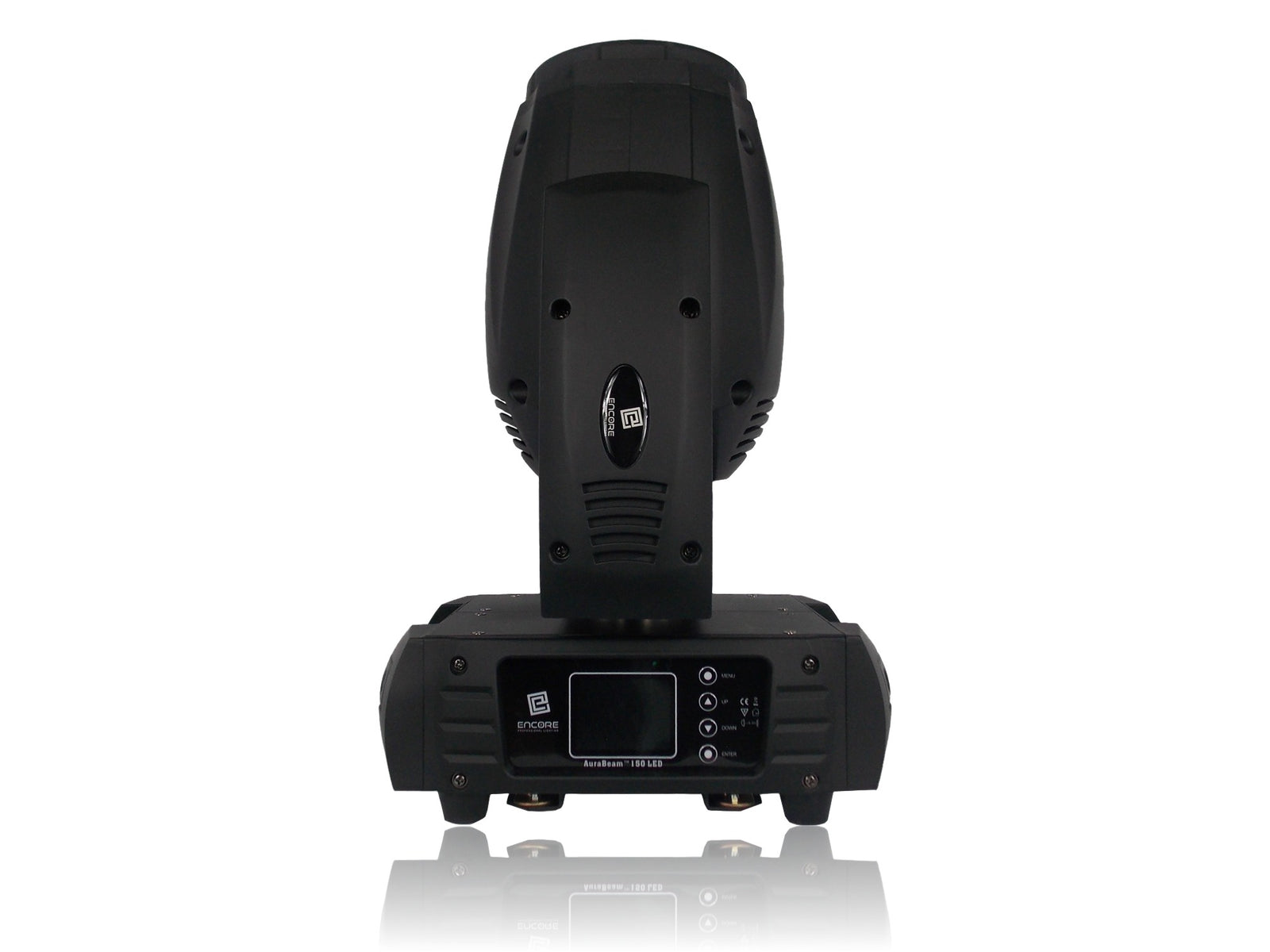 Encore Pro Lighting 4Pk AuraBeam 150 LED w/ Roadcase - 150w LED Moving Head Beam w/ ArtNet and 5 Pin DMX - Hollywood DJ