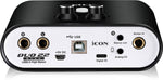 B-Stock: Icon Pro Audio Duo22 Live, Simultaneous Desktop and Mobile Connectivity Audio Streaming Interface - Hollywood DJ