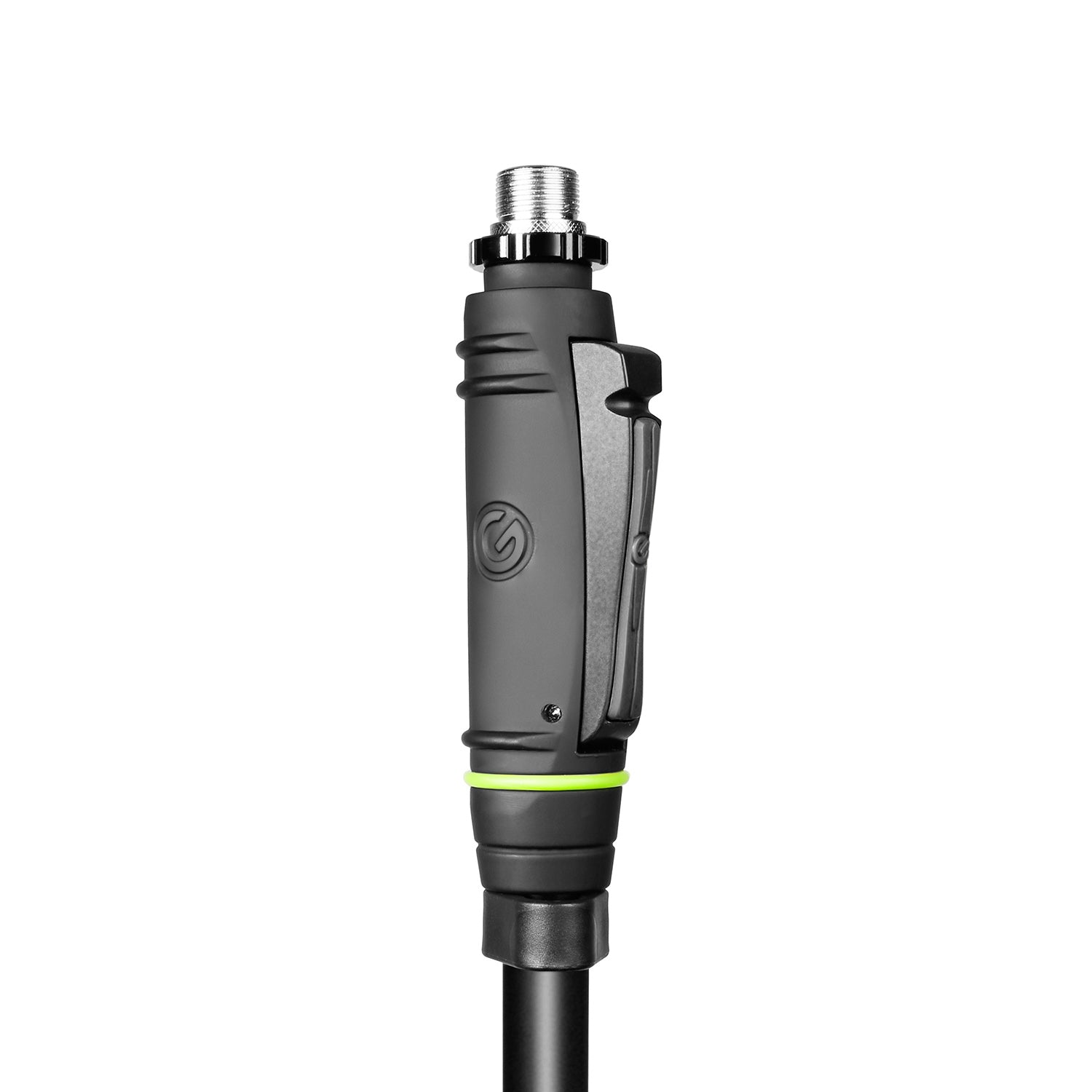 Gravity GMS231HB Microphone Stand With Round Base and One-Hand Clutch - Hollywood DJ