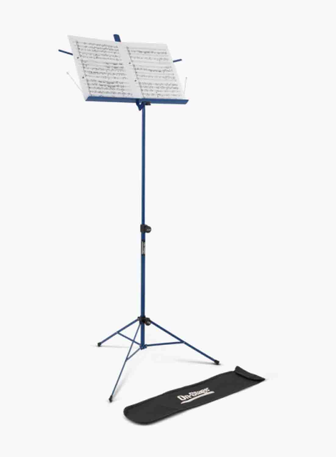 On Stage SM7122DBB Compact Sheet Music Stand with Bag - Hollywood DJ